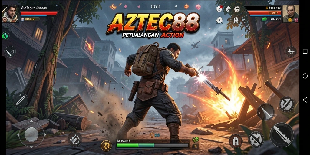 Gameplay mendebarkan di AZTEC88 dengan aksi yang intens.
