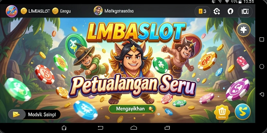 Tangkapan layar gameplay LMBASLOT yang menunjukkan aksi petualangan yang mendebarkan.