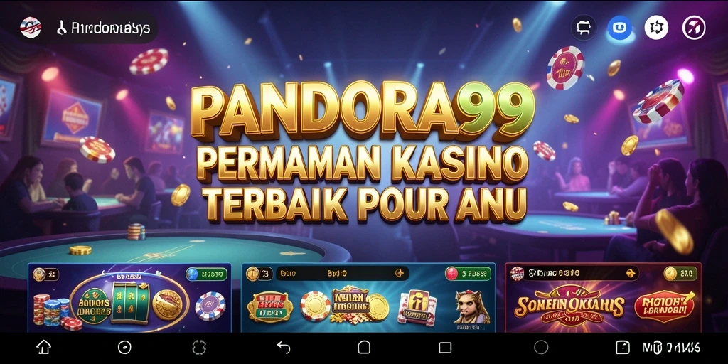 Tampilan menarik dari gameplay PANDORA99 di aplikasi Kasino.