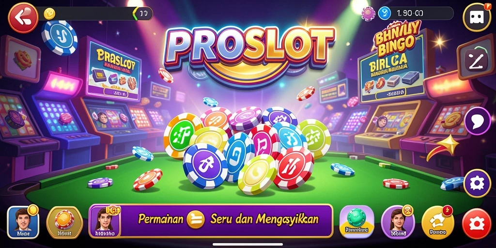 Tangkapan layar gameplay <strong>PROSLOT</strong> menunjukkan keseruan bermain Bingo.