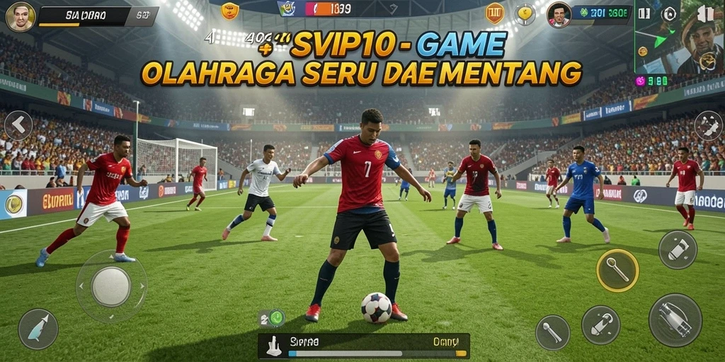 Tampilan menakjubkan dari gameplay <strong>SVIP10</strong> yang penuh aksi olahraga.