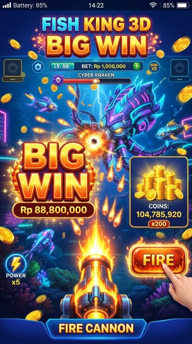 Antarmuka sederhana yang memudahkan navigasi di aplikasi bigwin.